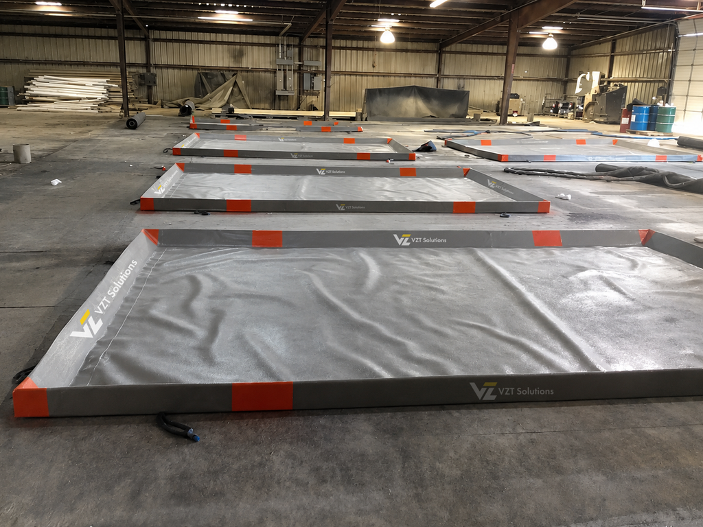 Small Standard Sizes PortaShield™ Portable Polyurea Containment System